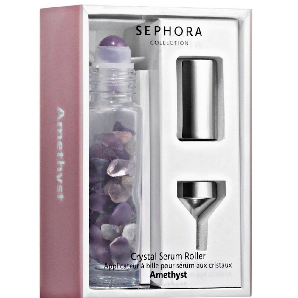 SEPHORA FACE SERUM ROLLER Natural
Amethyst Crystal Serum Roller Bottle Kit